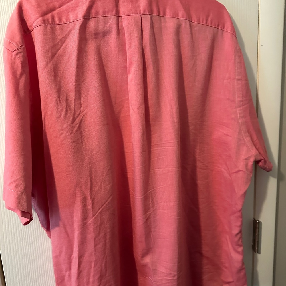 Ralph Lauren Men's Pink Chambray Oxford Shirt XXL slim fit - Picture 4 of 4